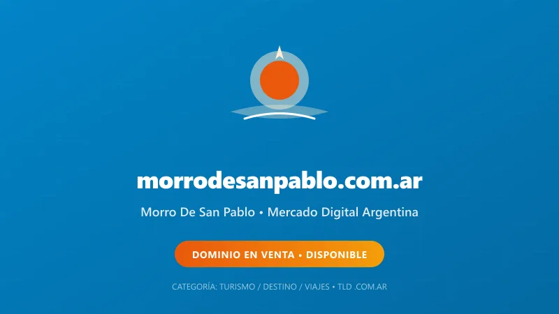 Identidad gráfica y activo digital para Morro De San Pablo en Argentina